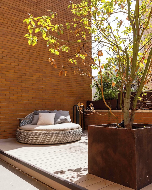 Two-Bedroom Apartment with Terrace | Terrace/patio