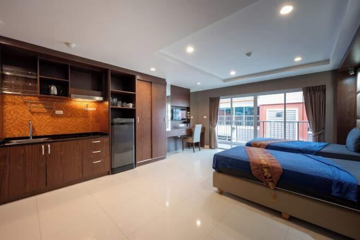 2 kamar tidur, Wi-Fi gratis, dan seprai linen