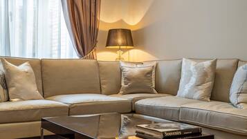 Royal Villa, Multiple Bedrooms | Living area | Smart TV