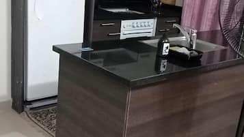 Villa | Private kitchen | Fridge, oven, electric kettle