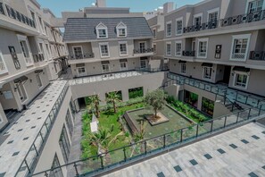 Uitzicht vanaf balkon