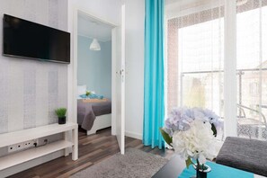 1 soverom, strykejern/-brett, wi-fi og sengetøy