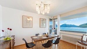 패밀리 아파트, 침실 3개, 발코니 (Casa Serenella Splendid Lake view) | 다이닝