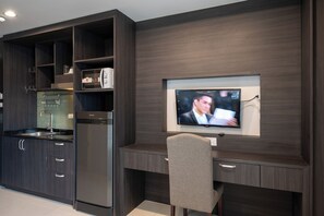 Television - New Nordic Atrium by Apartwell (Pattaya)