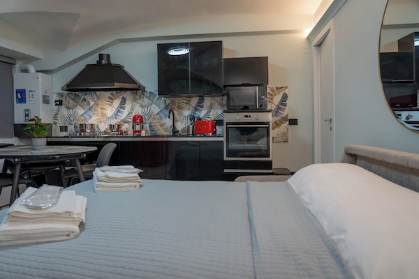 2 bedrooms, iron/ironing board, travel crib, WiFi