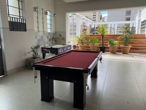 40-inch TV with satellite channels