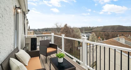 2BR w/ Balcony, Views & Parking | Manayunk