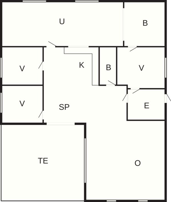 独立别墅 | 楼层平面图