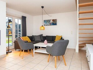 House | Living area - Modern Holiday Home With Sauna (Gjern)