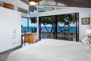 3 bedrooms, iron/ironing board, free WiFi, bed sheets - Hale Kale:Direct Oceanfront Masterpiece,Modern Spectacular One of a Kind Home (KAILUA KONA)