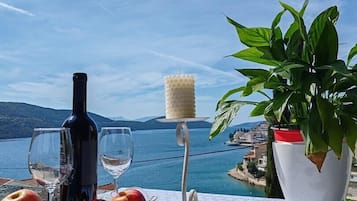 Blick von der Unterkunft