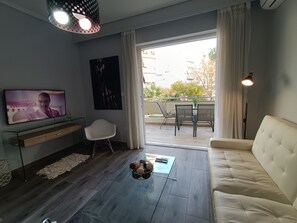 Comfort Apartment, Balcony | View from room - Highlighted Hosting (Athens)