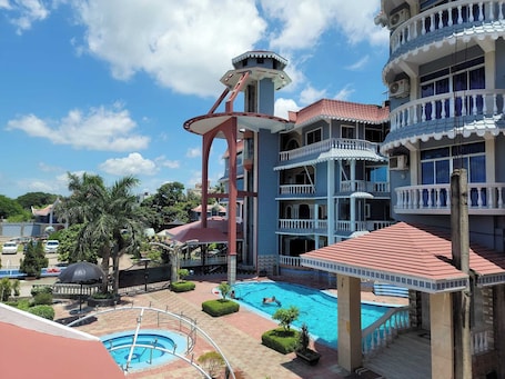 Front of property. The Silver Castle