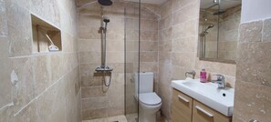 Shower, hair dryer