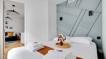 Premium bedding, individually decorated, individually furnished