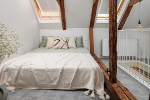 2 slaapkamers, een strijkplank/strijkijzer, wifi, beddengoed