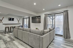 Smart TV, chimenea