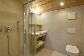 Shower, hair dryer