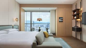 Minibar, in-room safe, blackout drapes, soundproofing