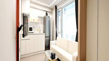 Apartment (non-Korean nationals only) | Living area | 32-inch Smart TV with cable channels