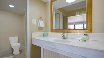 Free toiletries, hair dryer (on request), towels