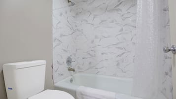 Premium Room, Smoking (2 Full Bed) | Bathroom | Free toiletries, hair dryer (on request), towels