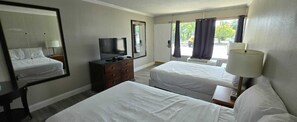 Room (2 Queen Bed & 1 Full Bed) | Desk, iron/ironing board, free WiFi, bed sheets