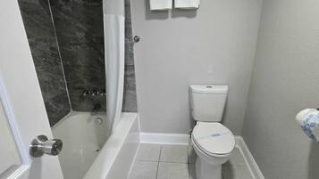 Free toiletries, hair dryer, towels