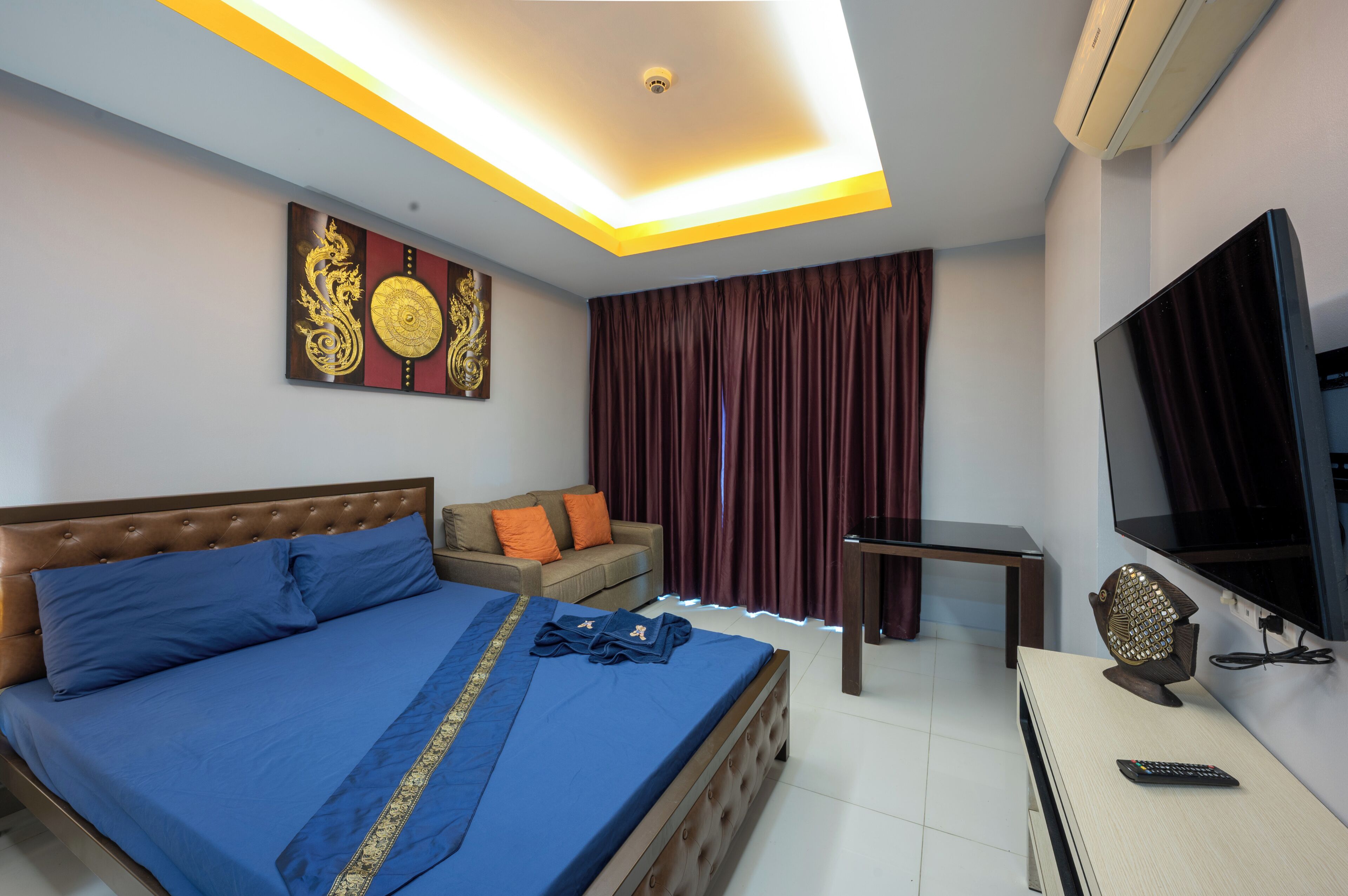 Estudio estándar, 1 cama Queen size | Wifi gratis y ropa de cama 