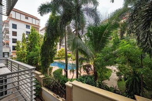 Classic-Apartment | Blick vom Balkon