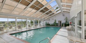 Indoor pool, a heated pool - 1 BR | City View | Whispering Pines Resort | Walk-in Shower (Pigeon Forge)