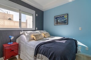 1 soverom, strykejern/-brett, wi-fi (inkludert) og sengetøy