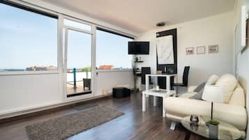 TV, DVD player, stereo