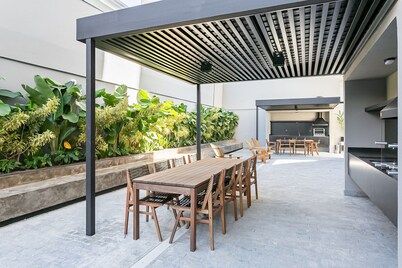 Studios Rio Branco by Viva - Prédio moderno, aptos com cama king-size no centro de Floripa
