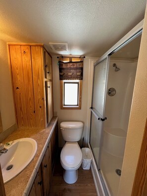 Shower, towels