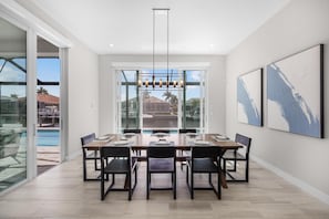 Dining - 2024 Monsterrat Model Waterfront Home With lap Pool (Marco Island)