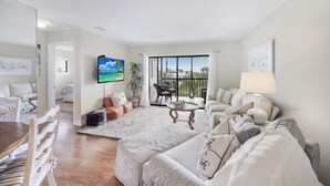 Condo, Multiple Beds (Central condo with pool and short wal) | Living area - Central Condo With Pool and Short Walk to Restaurants (Marco Island)