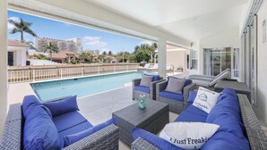 House, Multiple Beds (Seaside home with pool and steps to b) | Terrace/patio - Seaside Home With Pool and Steps to Beach/restaurants (Marco Island)