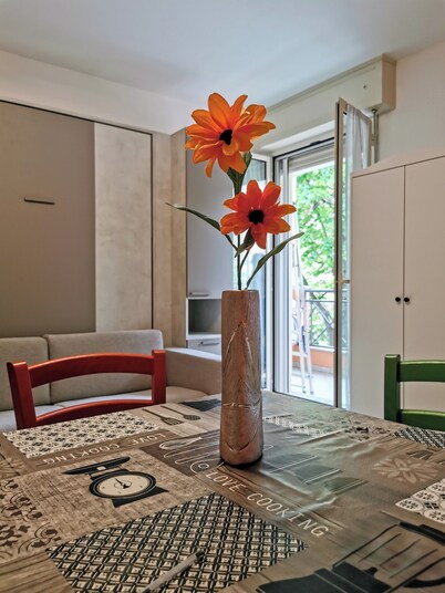 One-room apartment Holiday home Serena, 700 meters from the sea and 1.9 km from the fairgrounds