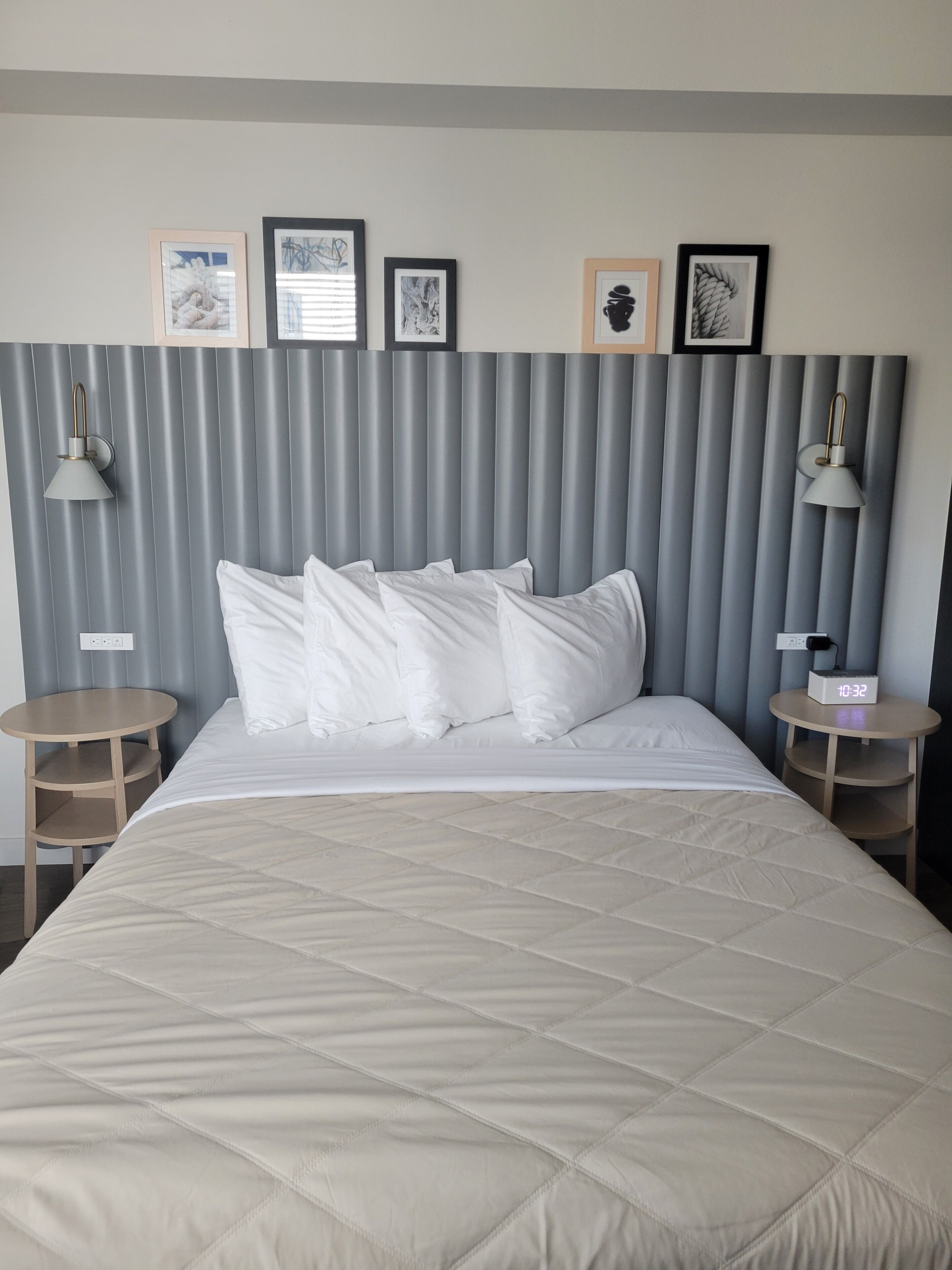 Premium bedding, pillowtop beds, individually furnished