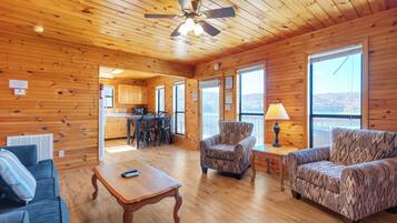 Télévision, cheminée