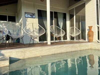 A Spacious Ocean View Villa, steps away from Punta Coco bioluminescence beach. 
