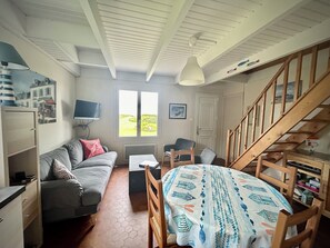 TV, books - Charmante Maison, en Bordure de Mer, au Style Marin (Plounéour-Brignogan-plages)
