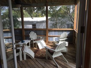 Terrace/patio - Seaside Retreat, Steps to the Beach, Pet Friendly, Huge Porch (Folly Beach)