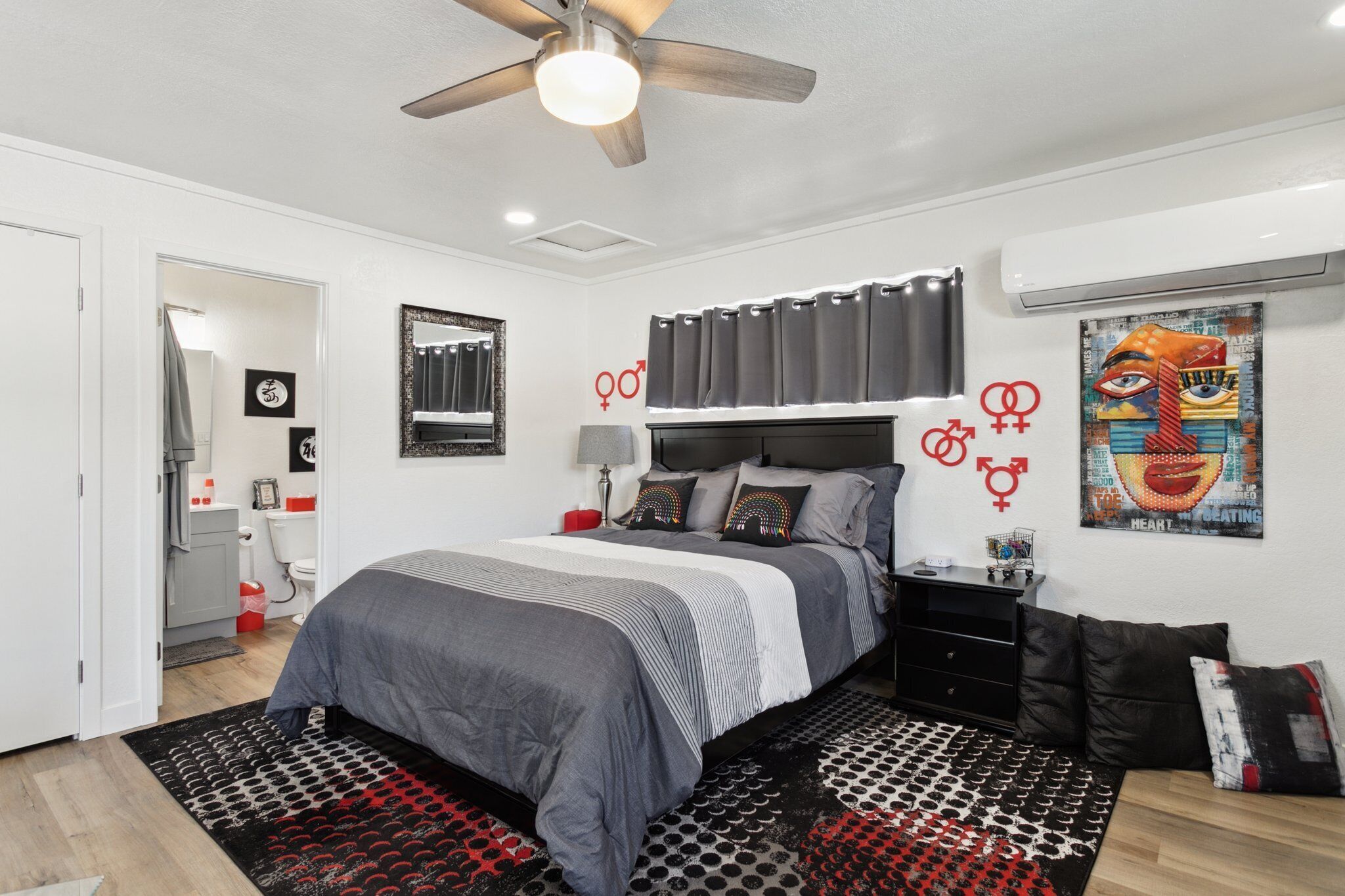 1 dormitorio, escritorio, tabla de planchar con plancha y wifi gratis