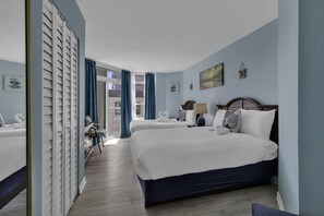 2 chambres, fer et planche à repasser, draps fournis