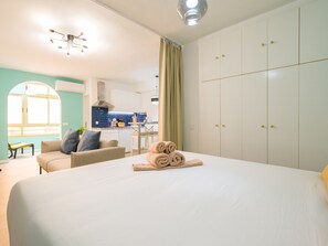 1 Schlafzimmer, Bügeleisen/Bügelbrett, kostenloses WLAN, Bettwäsche
