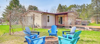 Dog-Friendly Michigan Home w/ Deck & Fire Pit!