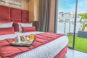 Family Suite | In-room safe, soundproofing, iron/ironing board, free WiFi - Rent Inn Boutique Hôtel  (Rabat)