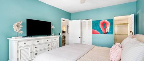 2 bedrooms, desk, iron/ironing board, free WiFi
